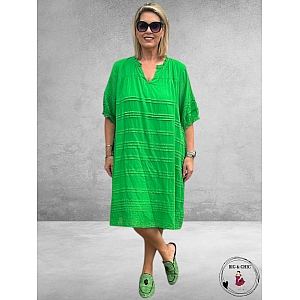 Orientique Jurk  Essentials Parakeet Groen