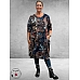 ORIENTIQUE Bubble Jurk Abstract Floral