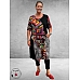 ORIENTIQUE Jurk Patch Runaway Train