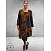 ORIENTIQUE Curved Layer Jurk Japan Street 
