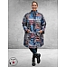 ORIENTIQUE Jas Kantha Patch Blauw