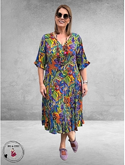 Orientique Jurk Godet Zapallar