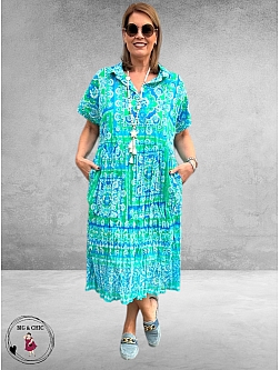 Orientique Jurk Montevideo Aqua