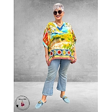 Orientique Blouse/Shirt – Amalfi Print