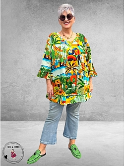 Orientique Blouse – Guatemala Print