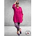 ROBELL Broek Rose Slim Fit Lila-Pink-Wit 