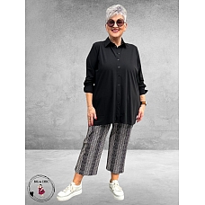 Robell Broek EFI Zwart/Creme