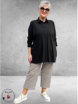 Robell Broek EFI Zwart/Creme/Beige