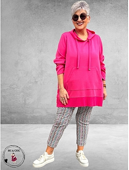 ROBELL Broek Rose Slim Fit Enkel Lila Multi