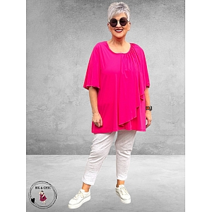 ROBELL Broek Bella Wit Jacquard