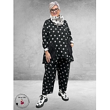 SINNE DESIGN Ballonbroek Zwarte Rondjes