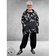 SINNE DESIGN Tuniek Zwart/wit Driehoekjes