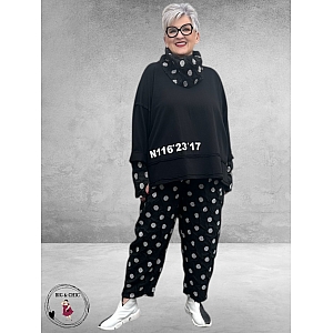 SINNE DESIGN Ballonbroek Zwarte Rondjes