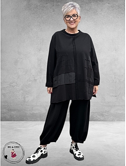 SINNE DESIGN Tuniek Zwart Blokjes