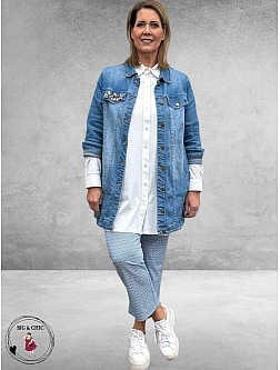 Stark Pantalon JANNA 72 Blauw-Wit