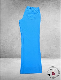 STARK Broek JANNA Straight Travel Azuur Blauw