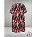 Studio Jurk BRIGITTE Rood-Zwart-Wit