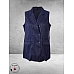 STUDIO Gilet Naia Blue/White