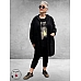 STUDIO Rib Jas Agnete Zwart