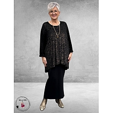 STUDIO Tuniek Harriet Zwart/Goud