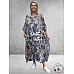 Version Ibiza Strokenjurk Maxi Blauw Retro