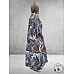Version Ibiza Strokenjurk Maxi Blauw Retro