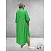 Version doorknoop jurk groen