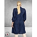 YOEK Jurk Met Strik Denim Dolce